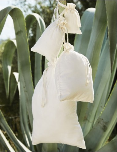 WES-W118-Organic Cotton Draw Cord Bag